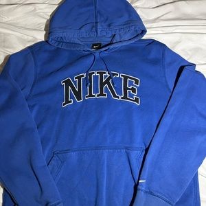 VINTAGE Nike Block letter Hoodie!